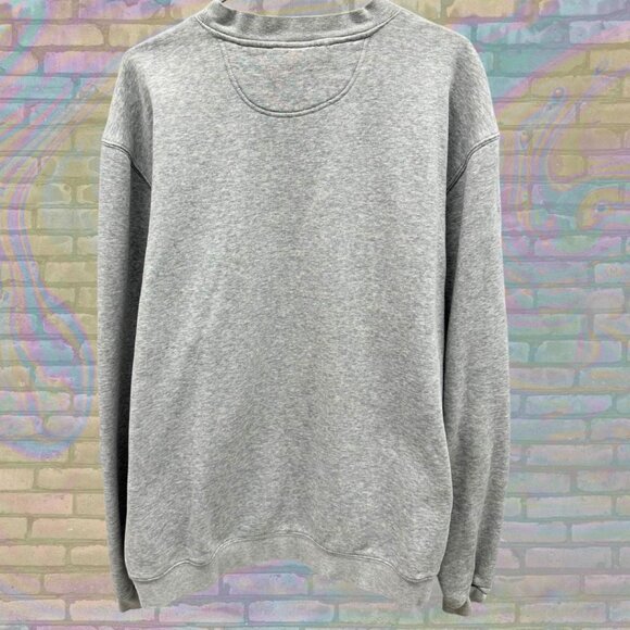 Vintage Denver Broncos Sweatshirt, Grey NFL Crewneck, Size Medium - Picture 2 of 4